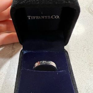 Tiffany Band Ring with Size 9(only wore once)